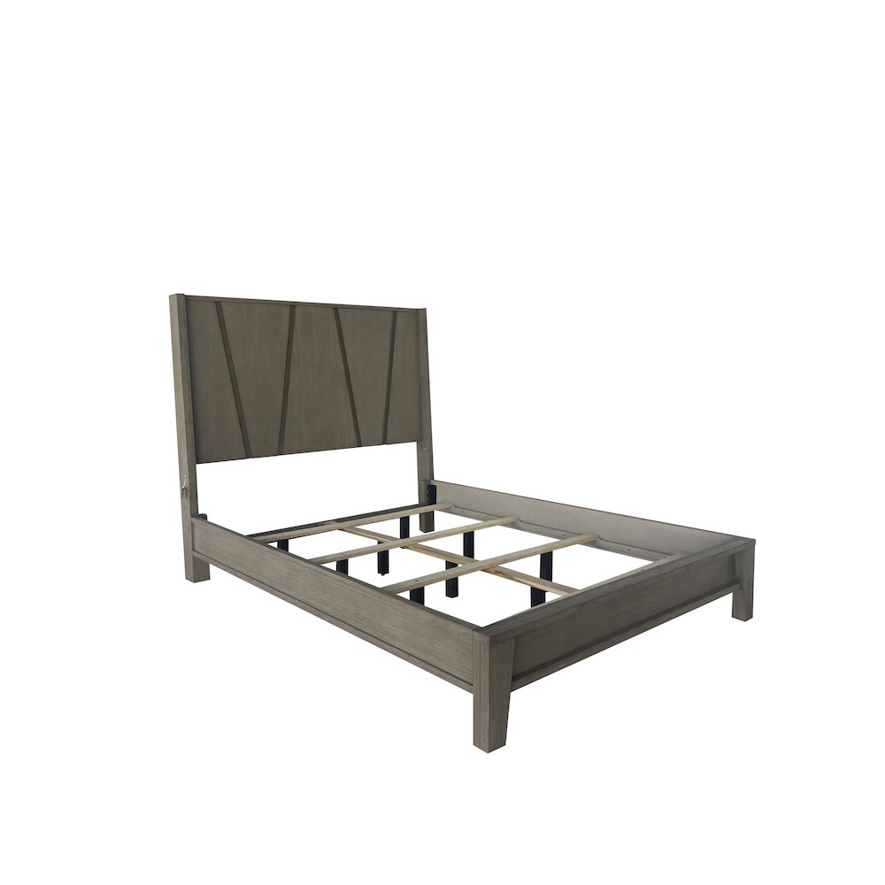 Pure Modern Bedroom Queen Panel Bed. Picture 5