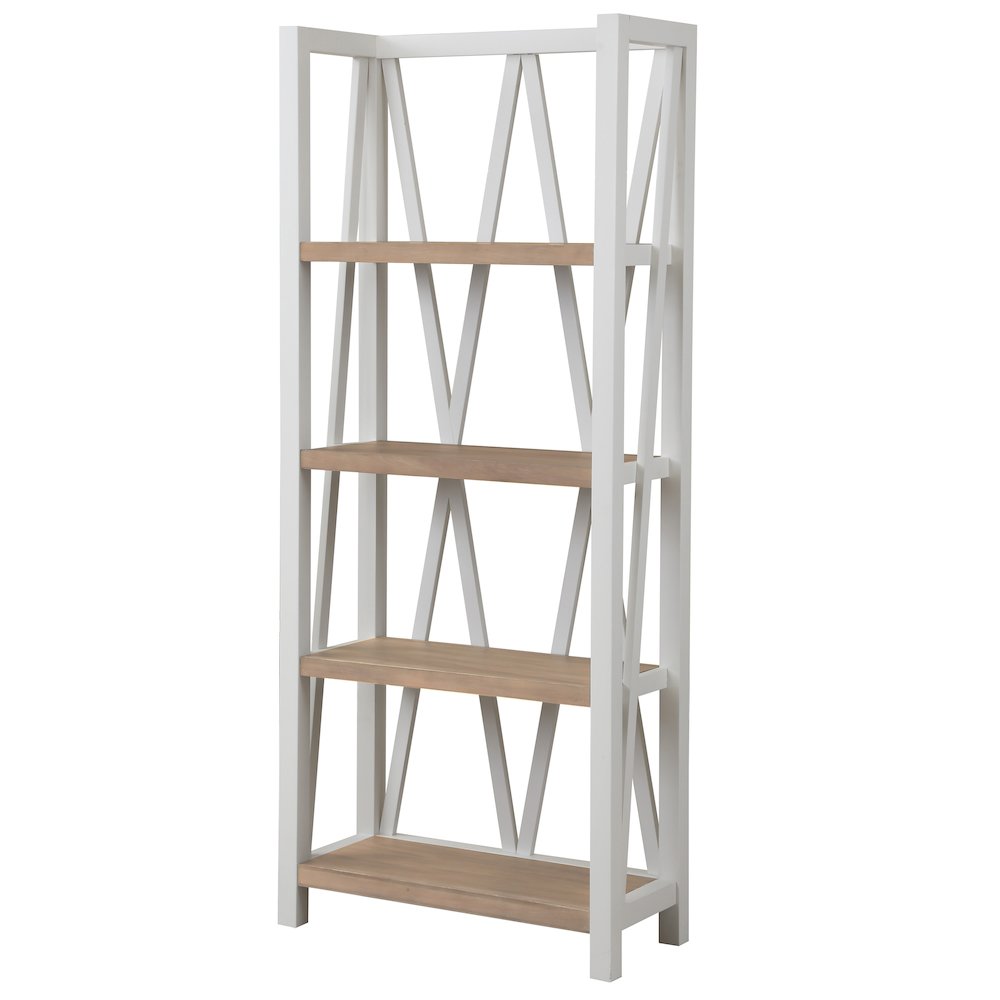 Modern - Cotton Etagere Bookcase. Picture 1