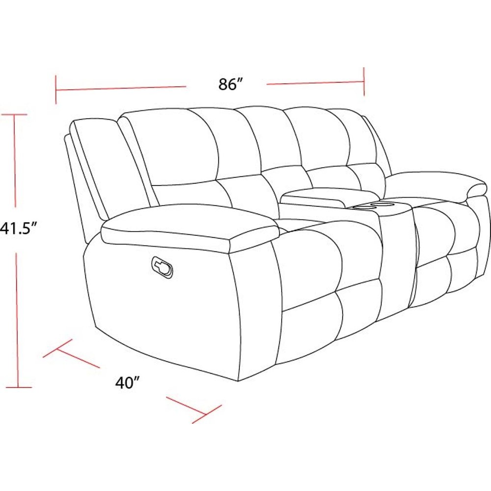 Buster - Opal Taupe Manual Reclining Sofa Loveseat and Recliner. Picture 26