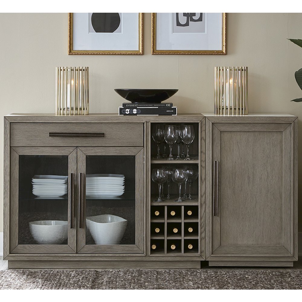 Pure Modern Dining Multi-Functional Server with Bar Cabinet. Picture 2