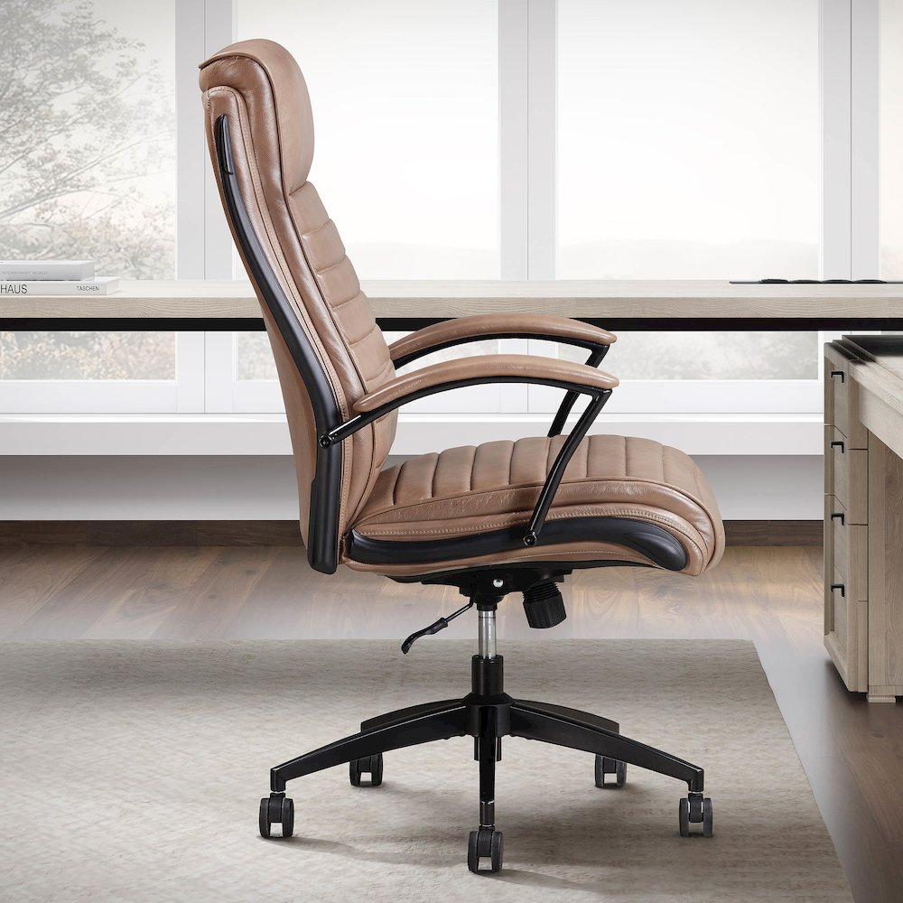 Leather Desk Chair. Picture 7