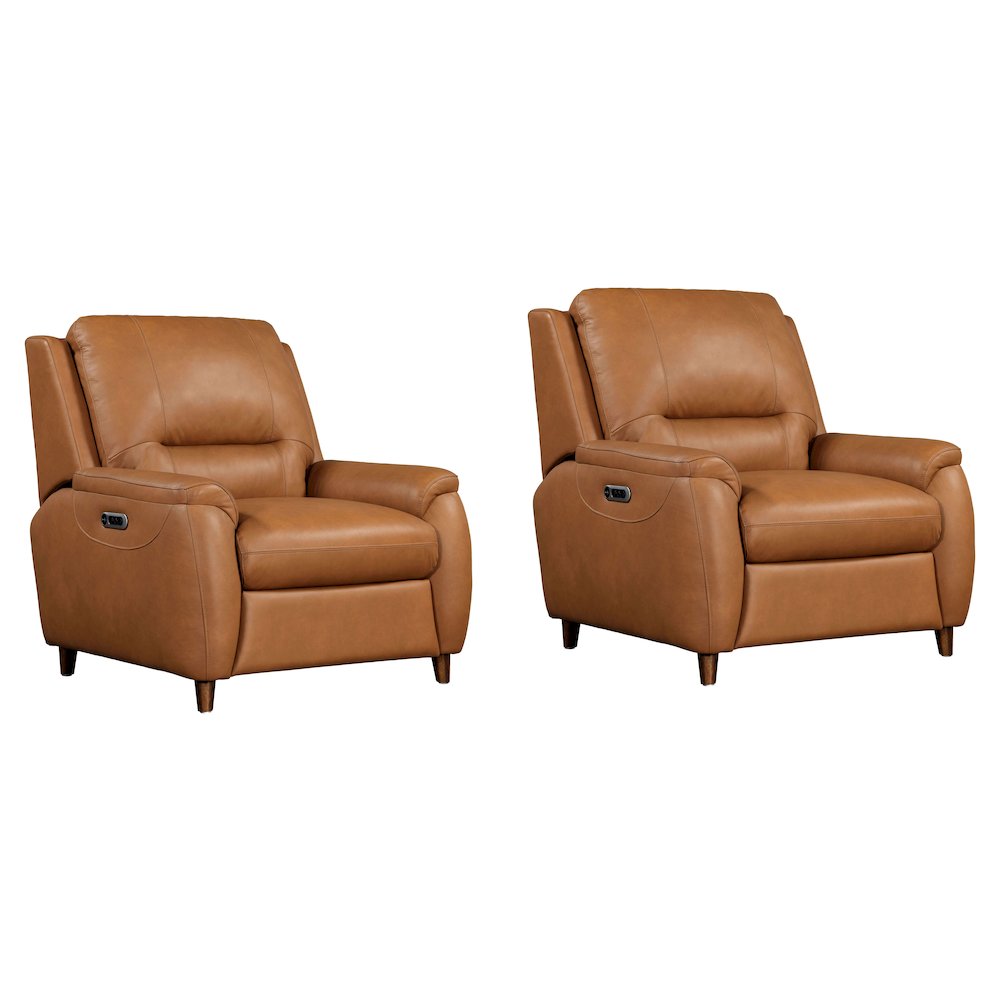 Austin - Caramel Cream Power Recliner Two Pack. Picture 1