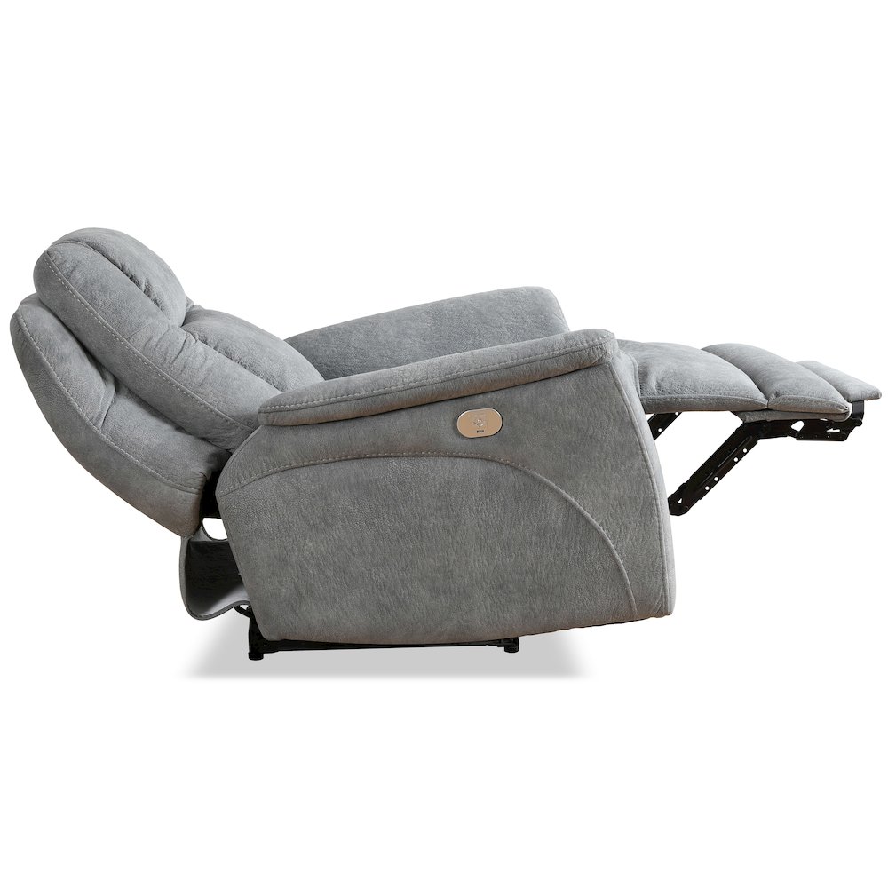 Linus - Hudson Grey Zero Gravity Power Recliner Two Pack. Picture 6