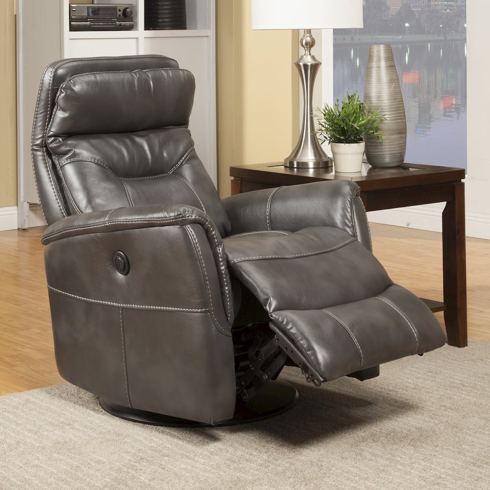 Gemini - Flint Power Swivel Glider Recliner Two Pack. Picture 10