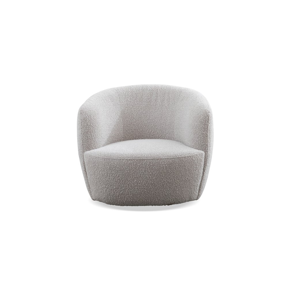 Carina - Bloke Cotton Swivel Barrel Chair. Picture 2