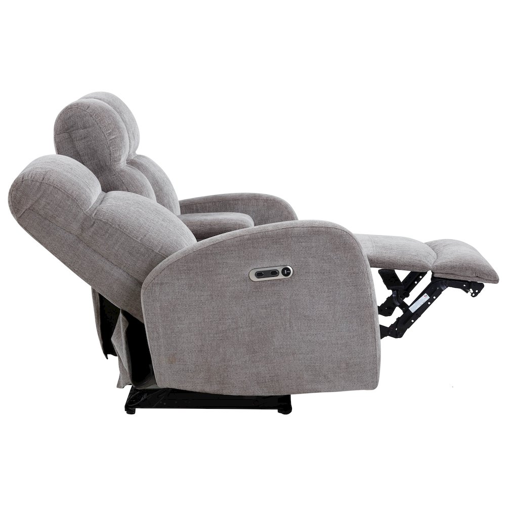 Tuscany - Whiskers Nature Power Reclining Console Loveseat. Picture 7