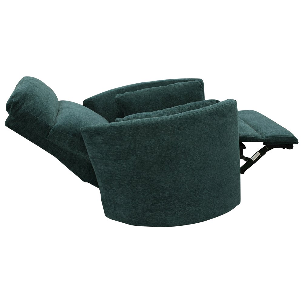 Radius - Peacock Power Swivel Glider Recliner Two Pack. Picture 5