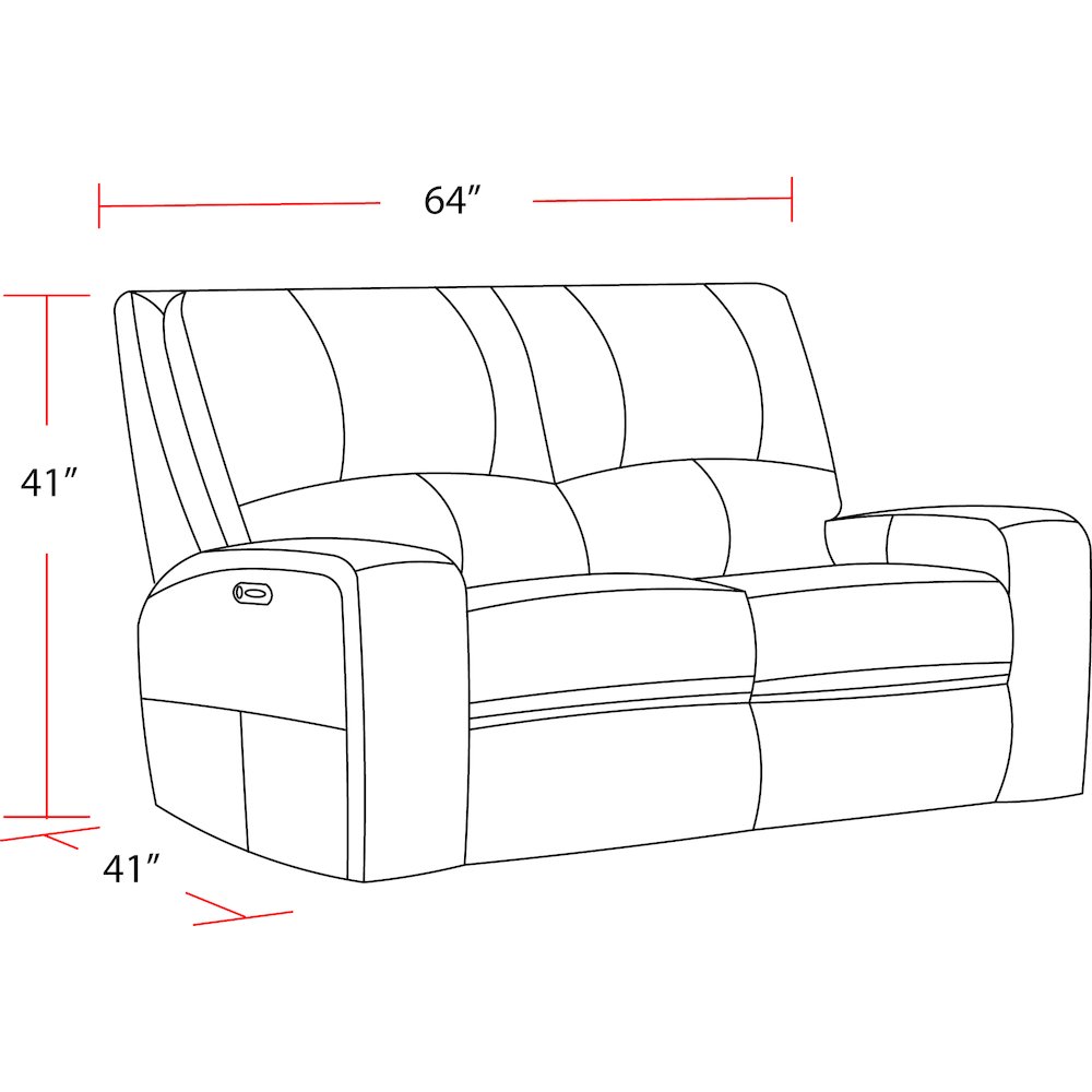 Swift - Bourbon Power Reclining Loveseat. Picture 5