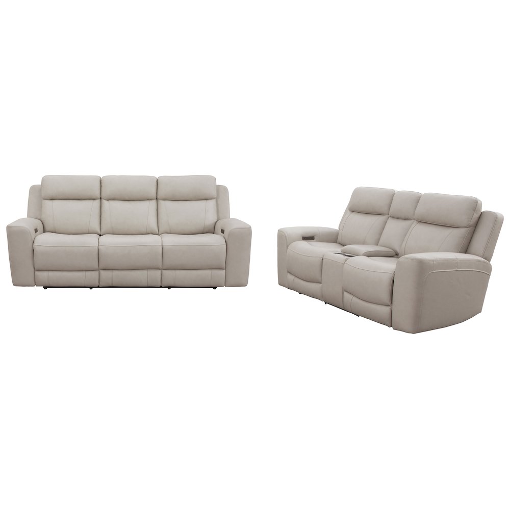 Calgary - Stone Power Reclining Sofa and Loveseat. Picture 1