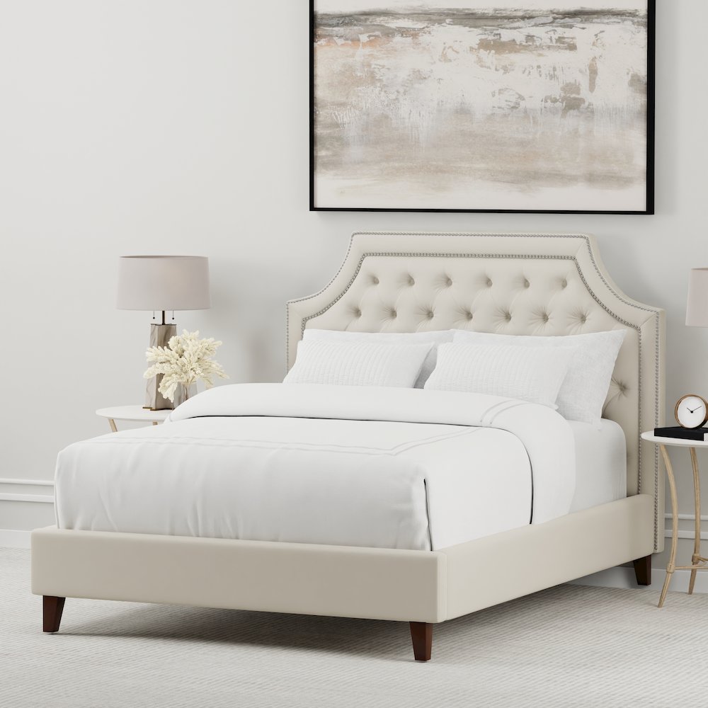 Jasmine - Champagne Queen Bed. Picture 4