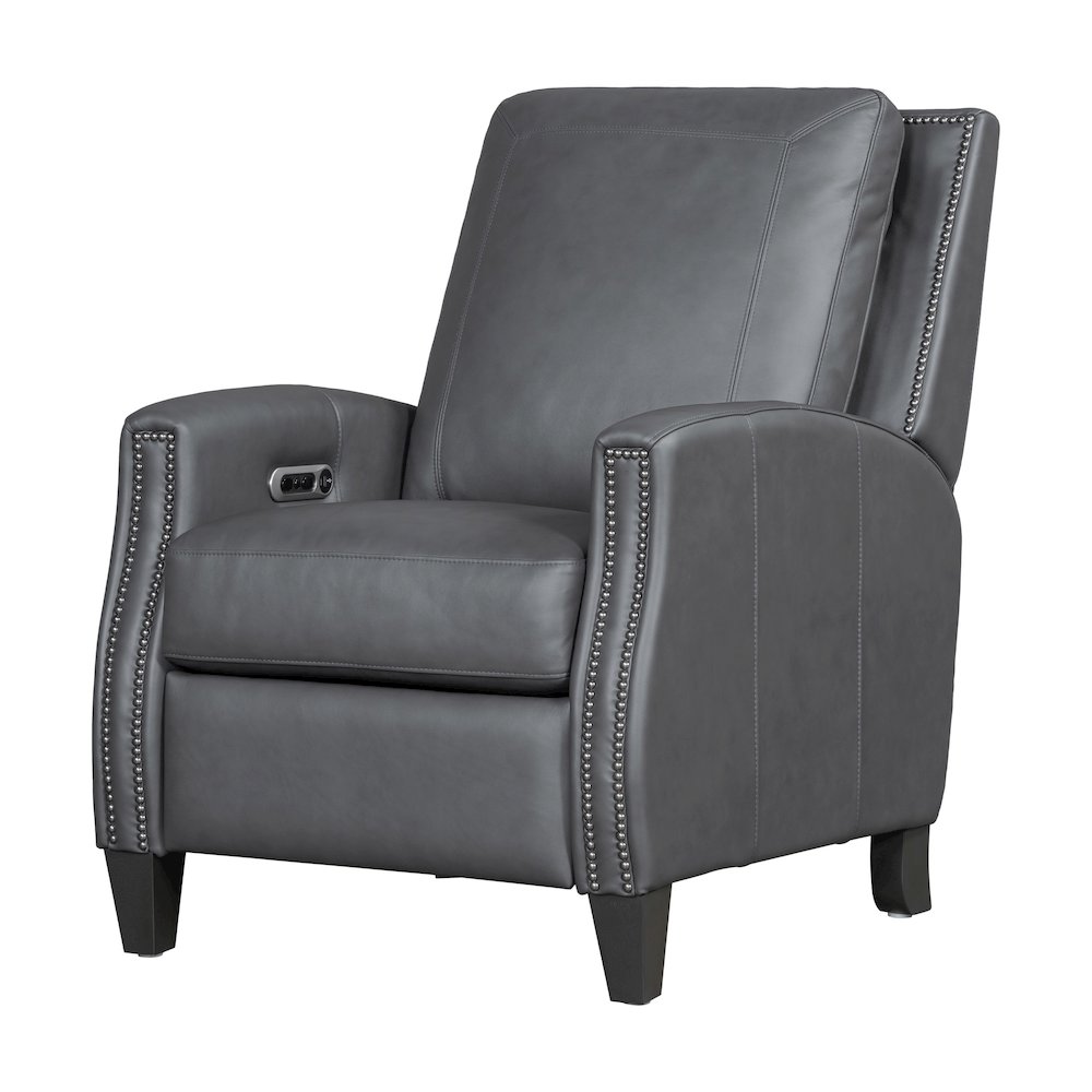 Hunter - Echo Grey Power Cordless High Leg Recliner P2 Two Pack. Picture 4