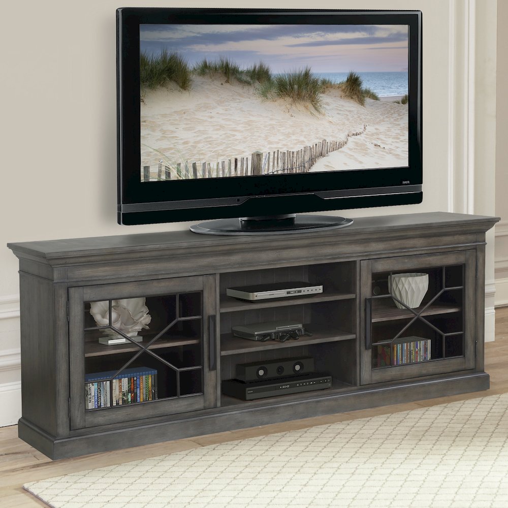 Sundance - Smokey Grey 92 In. TV Console. Picture 2