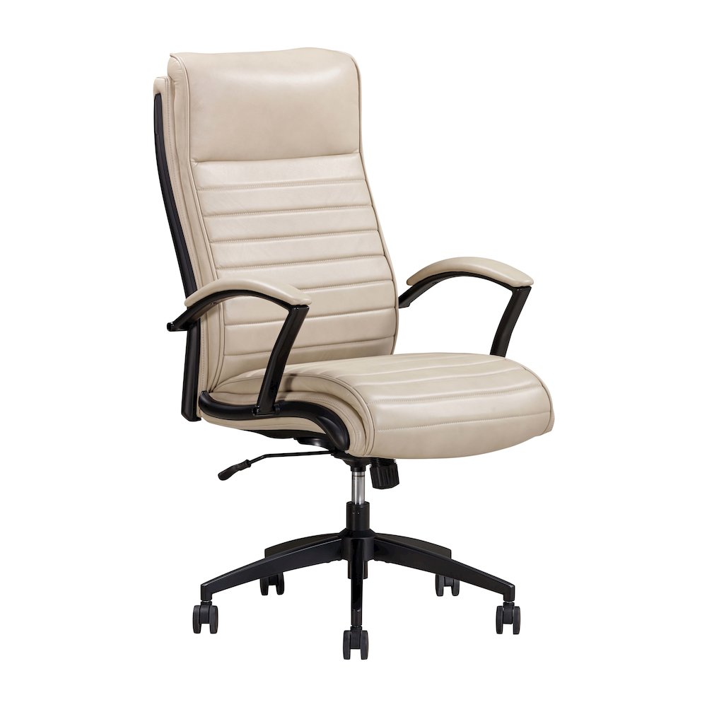 Leather Desk Chair. Picture 1