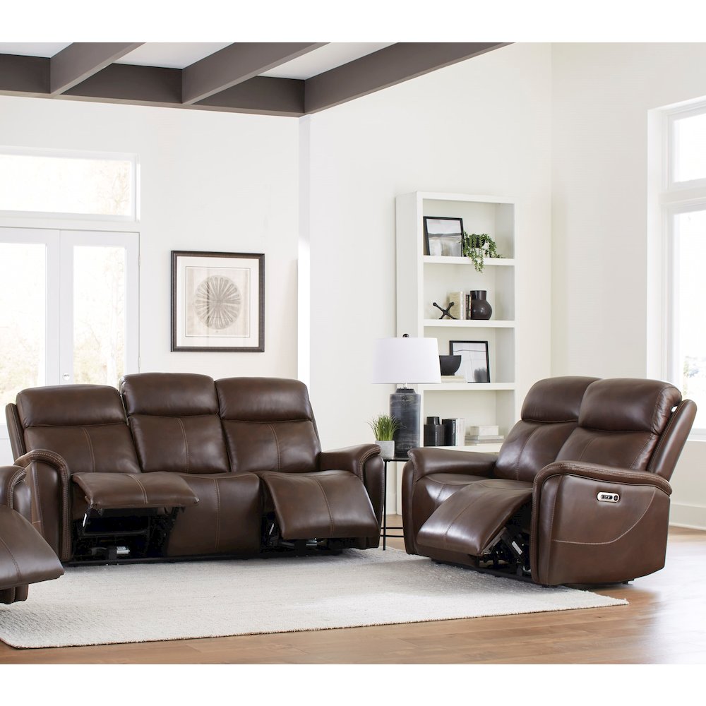 Cascade - Auburn Power Reclining Sofa and Loveseat. Picture 8