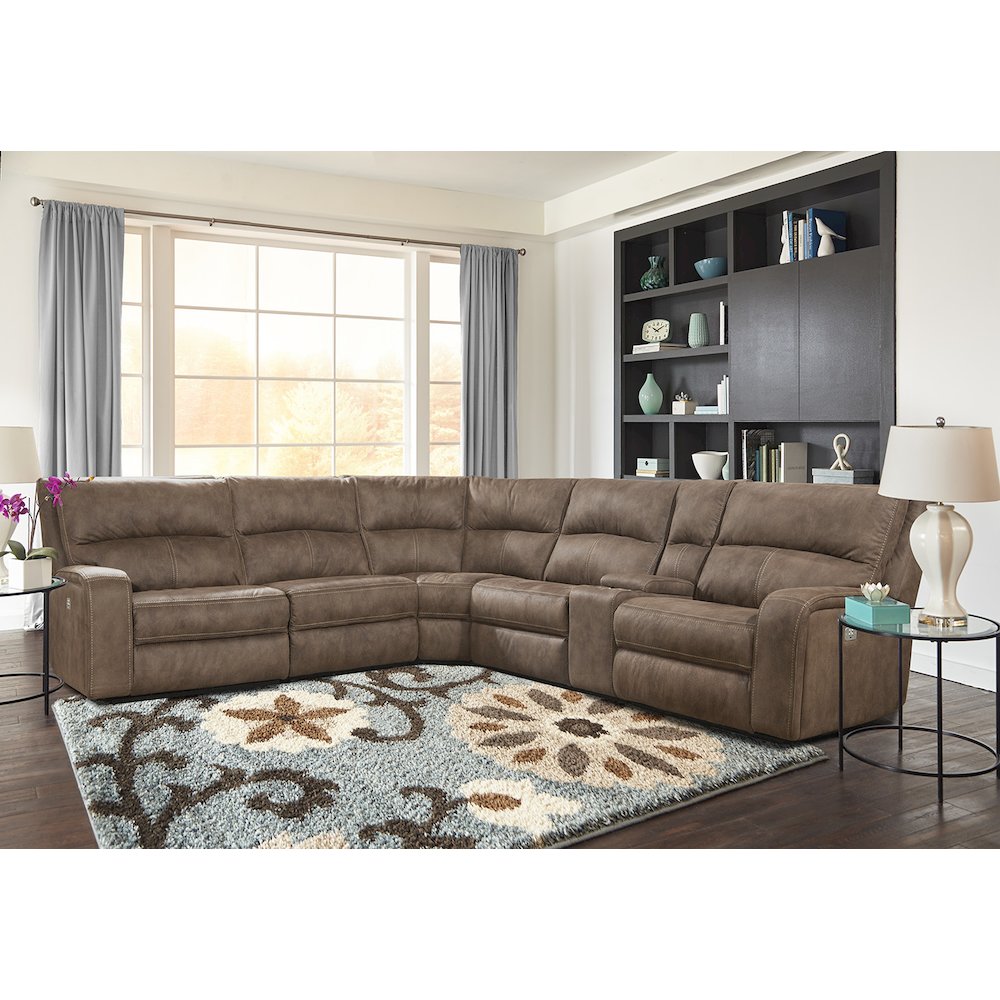 Polaris - Kahlua 6 Piece Modular Power Reclining Sectional. Picture 2