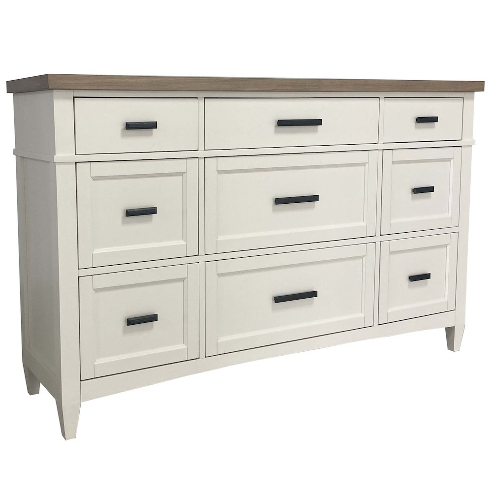 Modern Bedroom 9 Drawer Dresser. Picture 1
