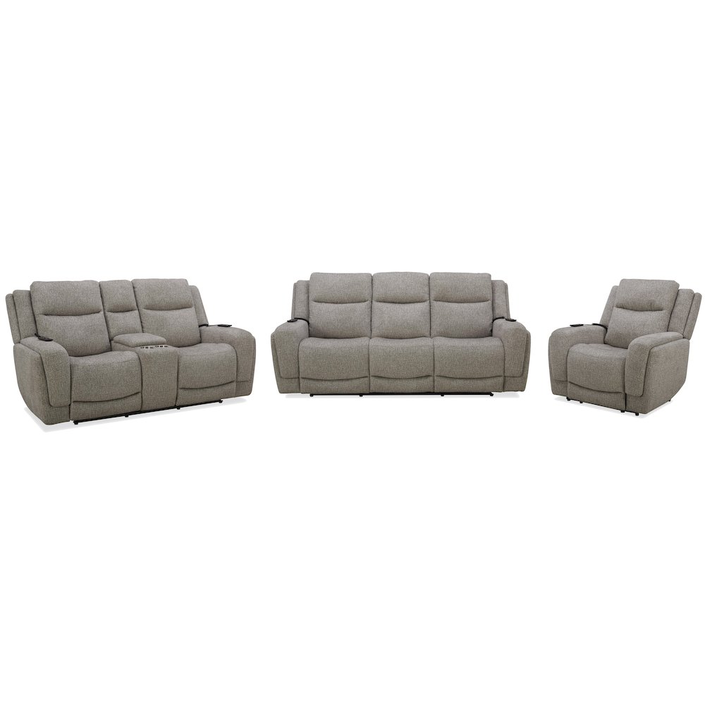 Penfield - Frappe Power Reclining Sofa Loveseat and Recliner. Picture 1