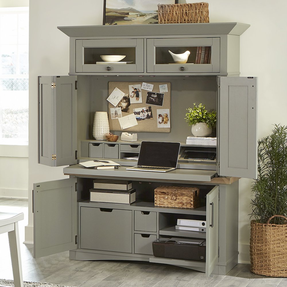 Modern - Dove Workstation with LED Light. Picture 7