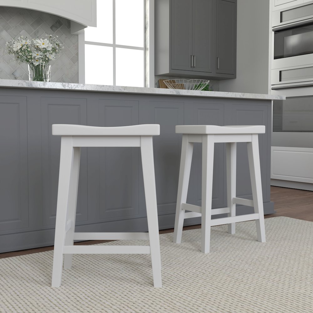 Modern - Cotton Counter Stool. Picture 2