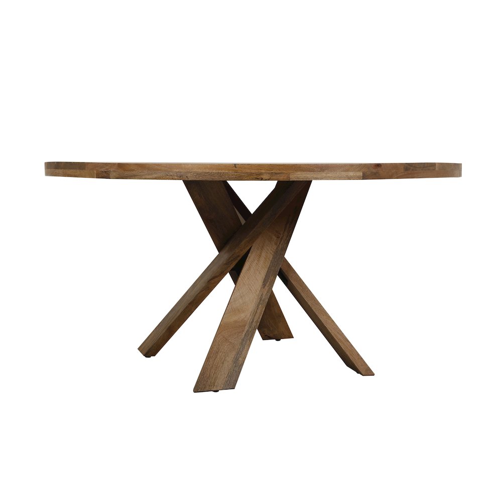 Downtown Dining 60 In. Round Dining Table With 4 Upholstered Chairs. Picture 4