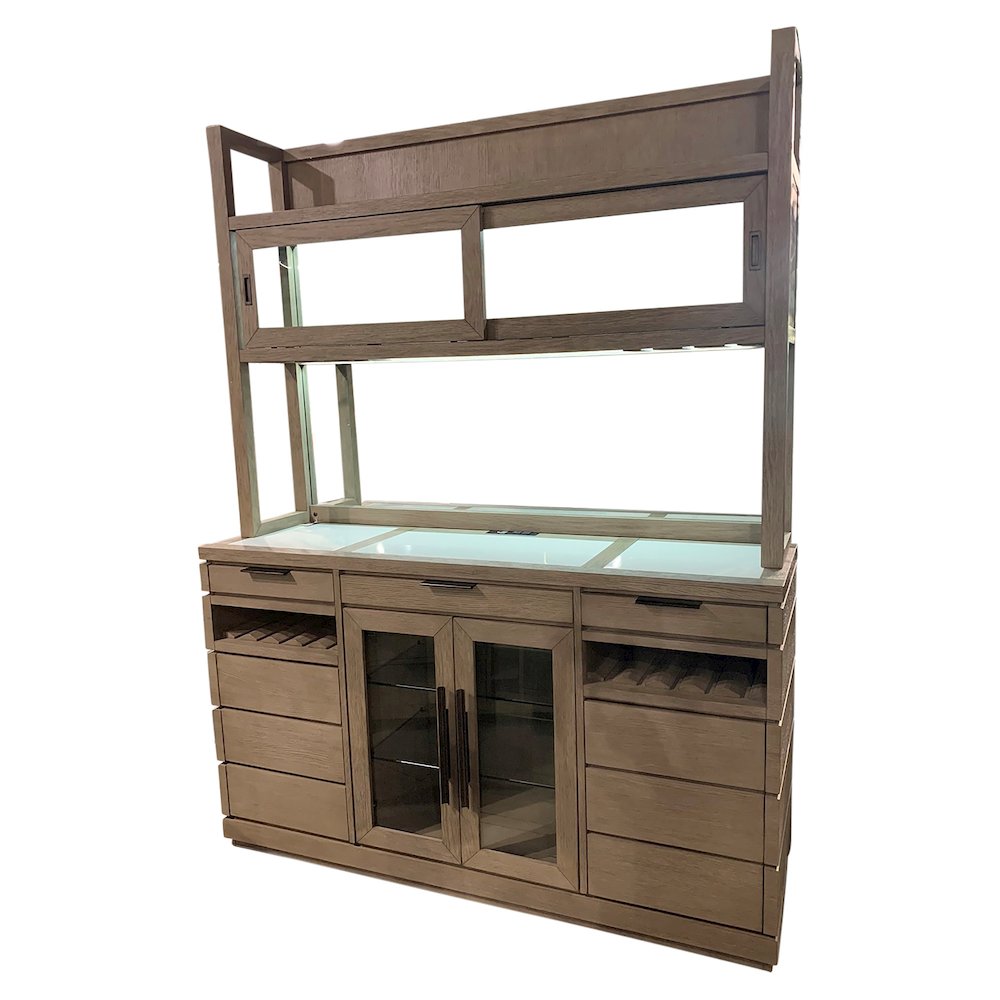 Pure Modern Dining 66 In. Buffet with Hutch. Picture 1