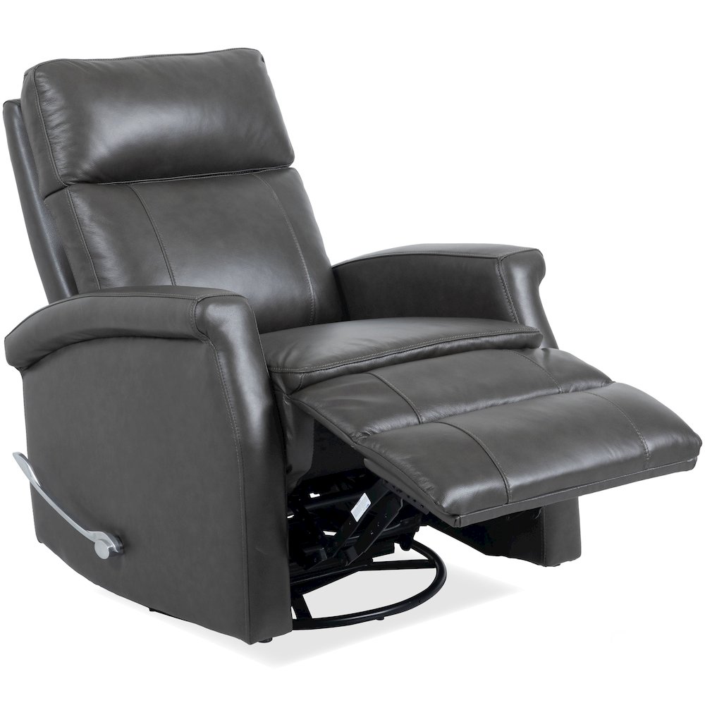 Bristol - Raven Swivel Glider Recliner Two Pack. Picture 3