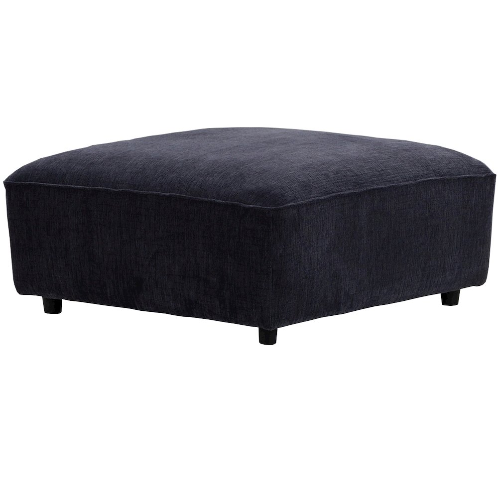 Recess - Reptile Blue Ottoman with Casters. Picture 1