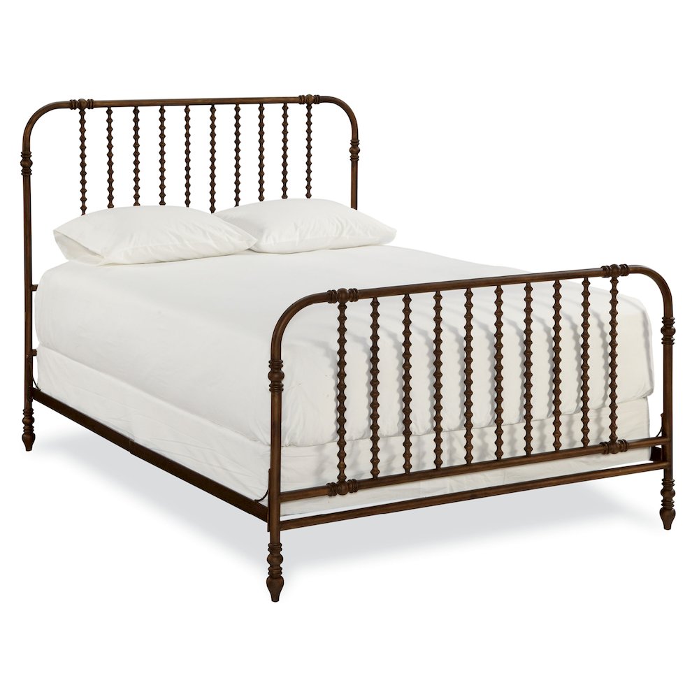 The Guest Room Bed 6/6 In Oiled Bronze Color. Picture 1