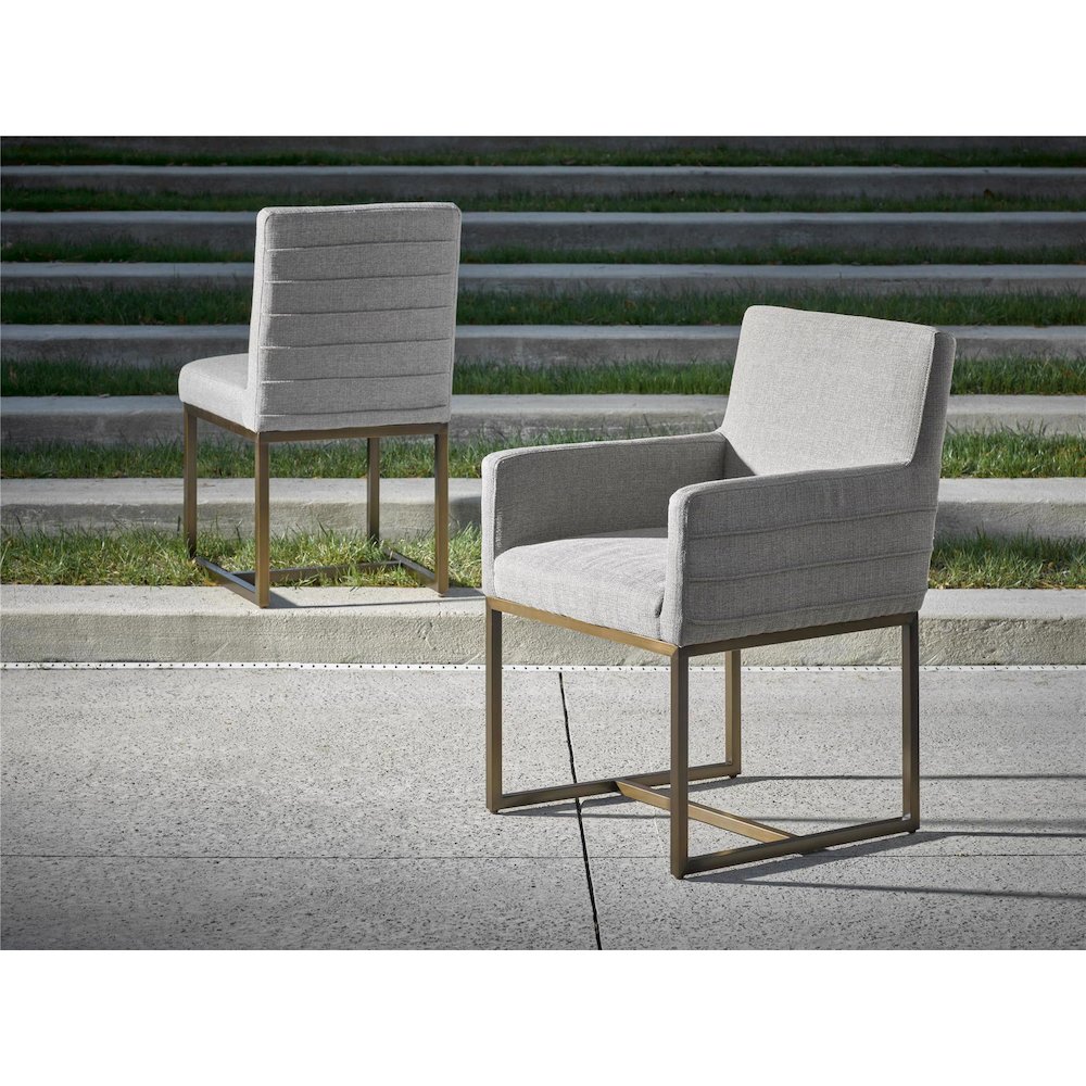 Cooper Arm Chair In Quartz Color. Picture 2