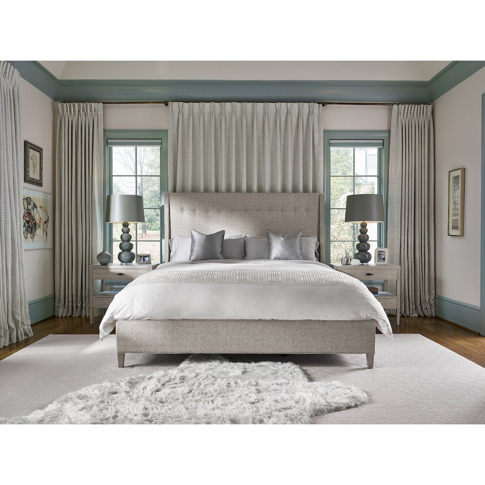 Midtown Bed King 66 In Flannel Color. Picture 3
