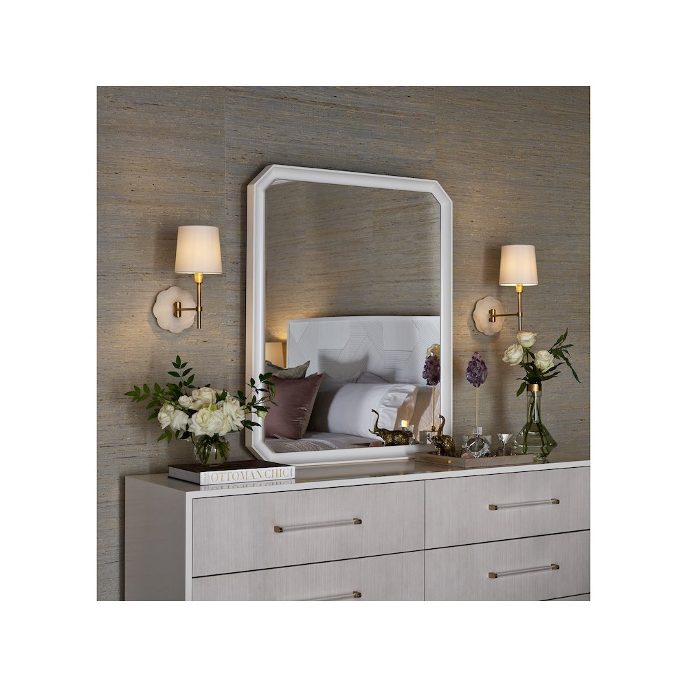 Brentwood Dresser In White Lacquer Color. Picture 4