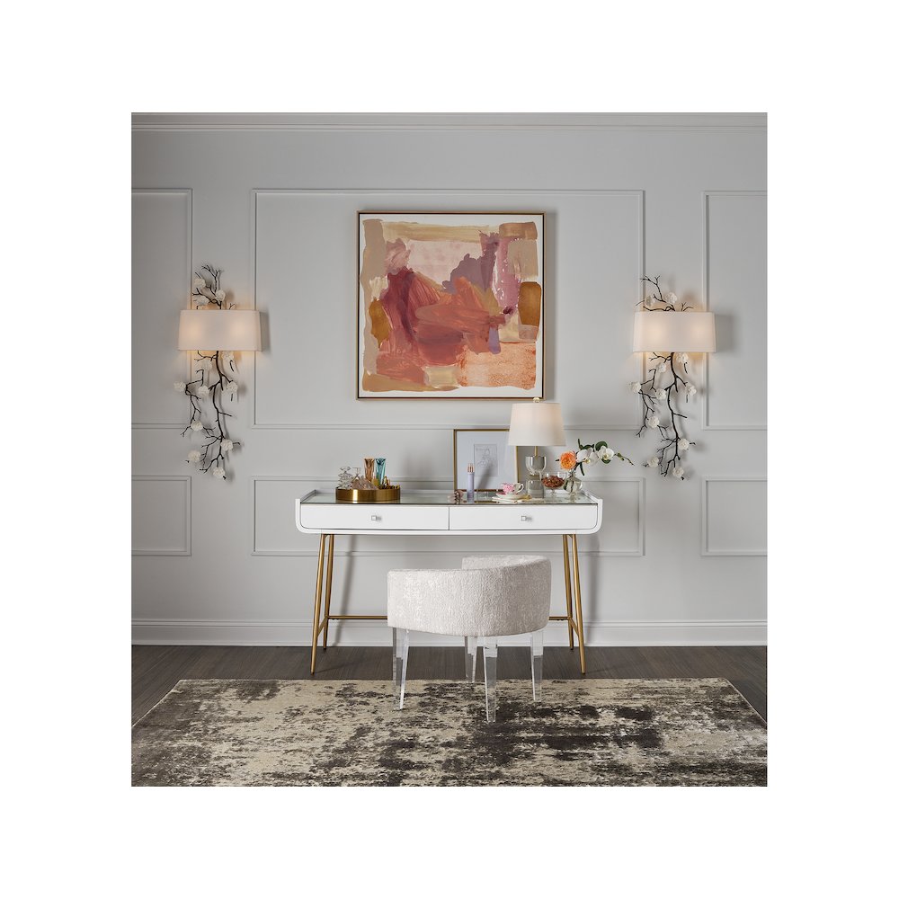 Love Joy Bliss Vanity Chair In Lucite Color. Picture 4