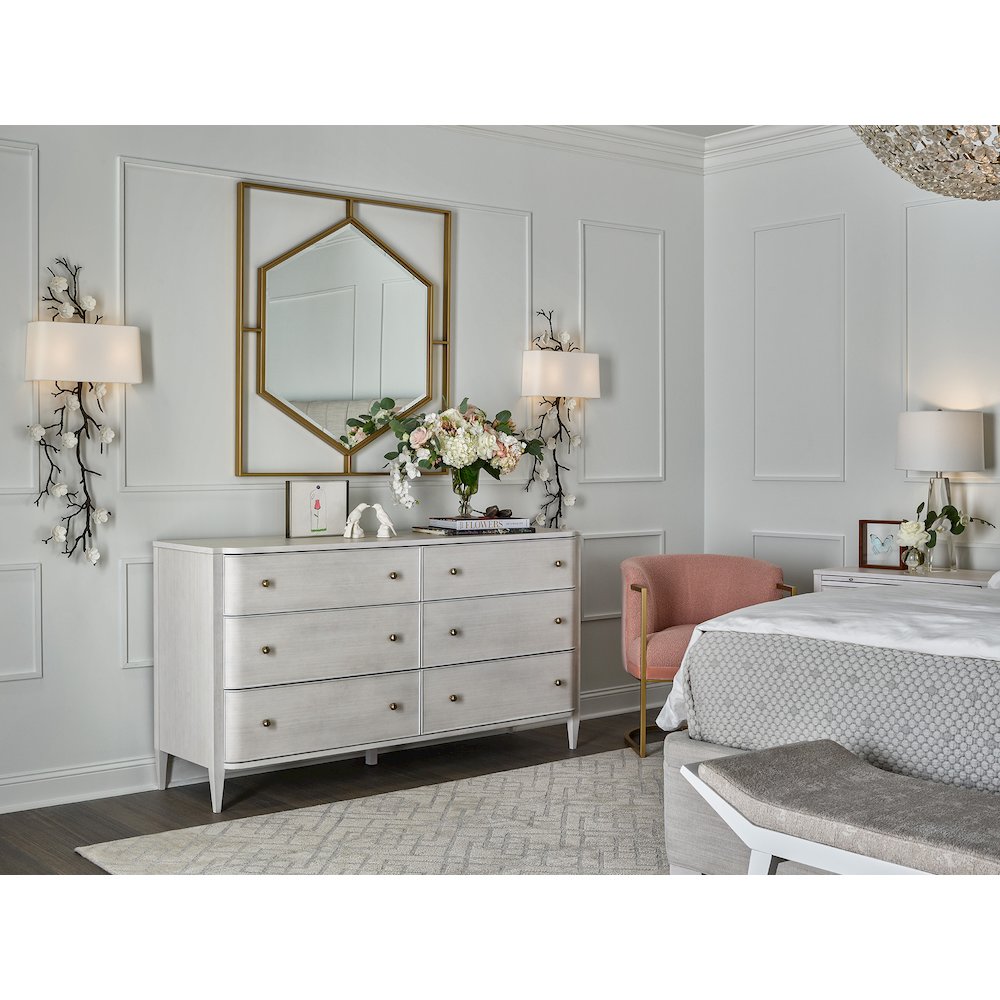 Chelsea Dresser In Alabaster Color. Picture 1