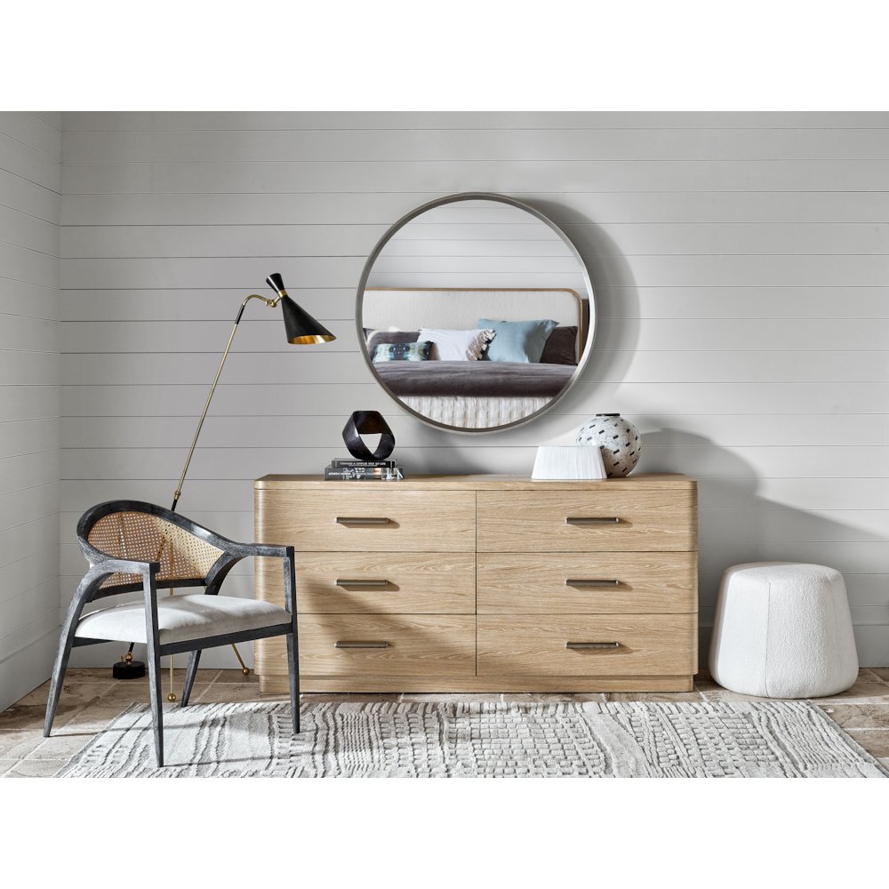 Nomad Six Drawer Dresser In Tech Oak Color. Picture 4