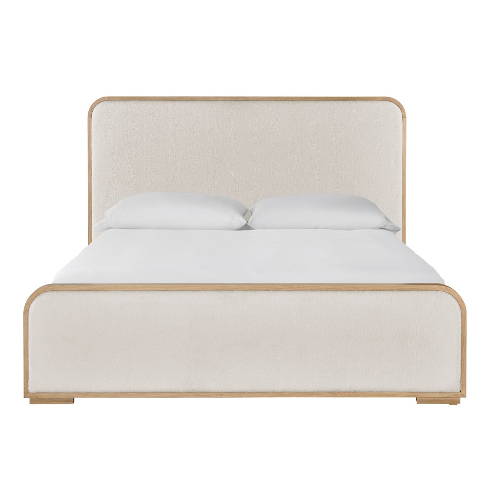 Nomad Bed Complete King 66 In Brushed Nickel  Color. Picture 1