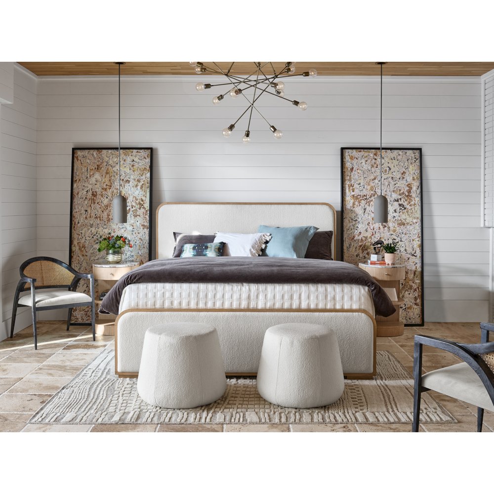 Nomad Bed Complete King 66 In Brushed Nickel  Color. Picture 5