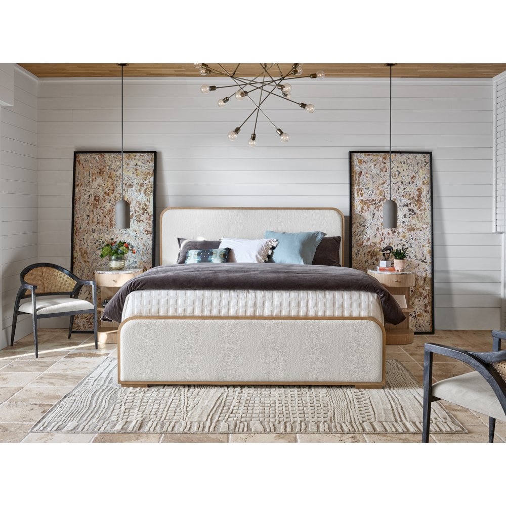 Nomad Bed Complete King 66 In Brushed Nickel  Color. Picture 4