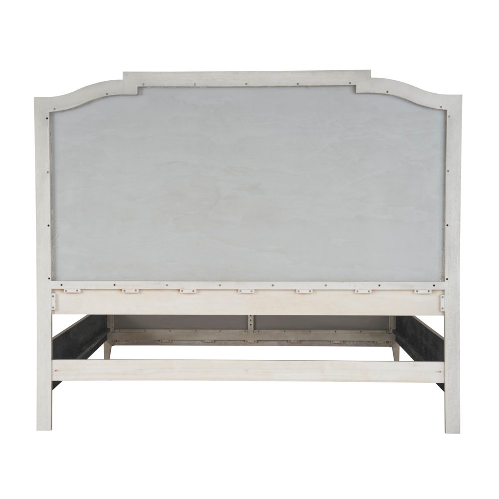 Panel Bed King In Rolling Fog Color. Picture 3