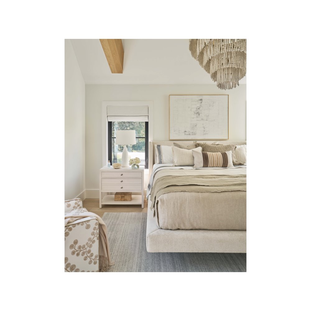 Saugatuck Nightstand In White Sand Color. Picture 4