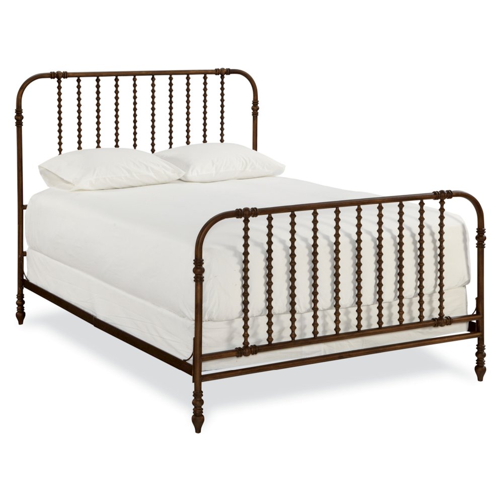The Guest Room Bed 5/0 In Oiled Bronze Color. Picture 1