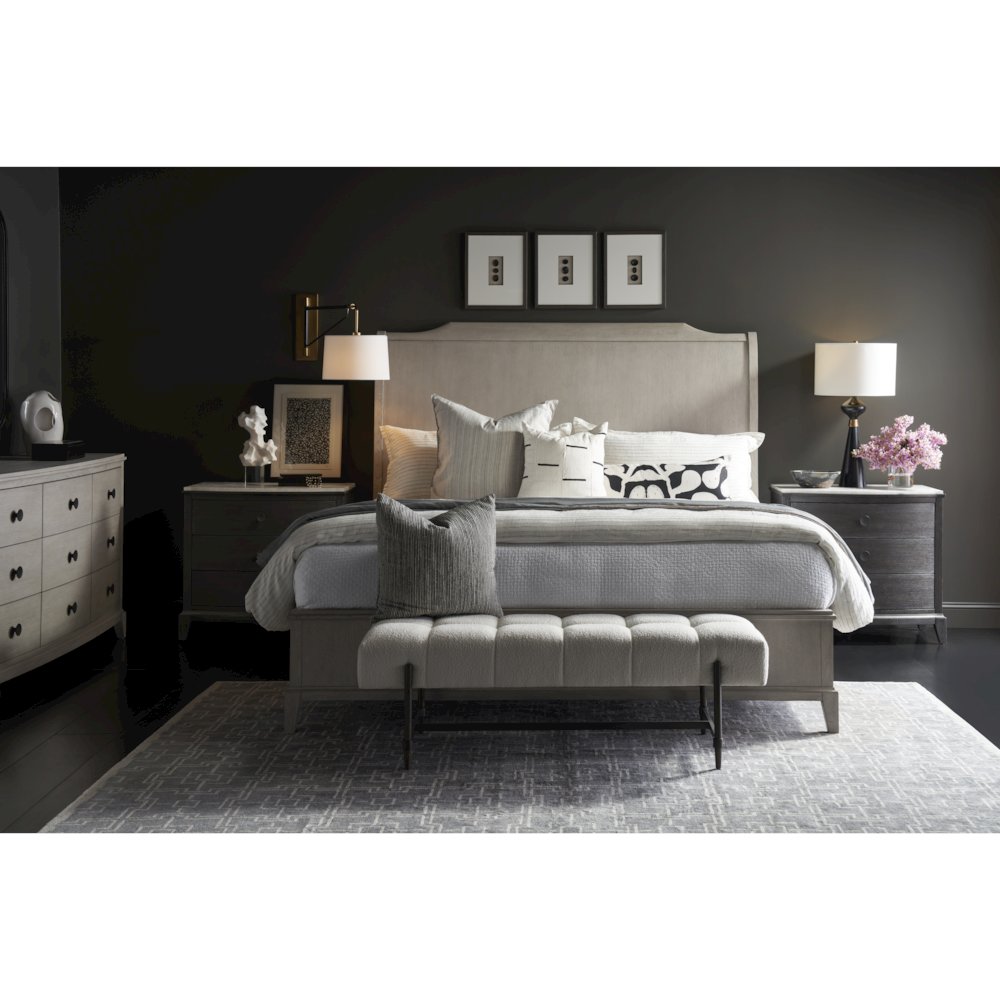 Bench In Soft Matte Black Color. Picture 3