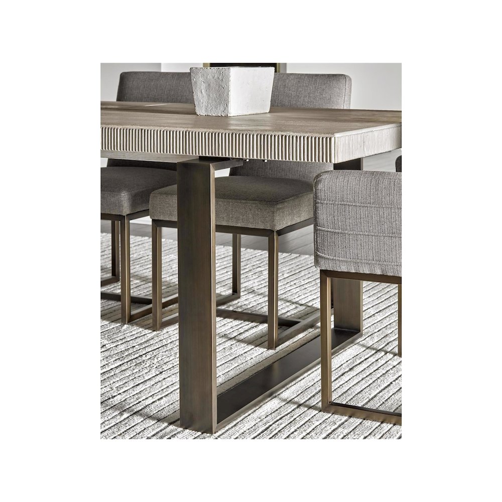 Robards Rectangular Dining Table In Quartz Color. Picture 2