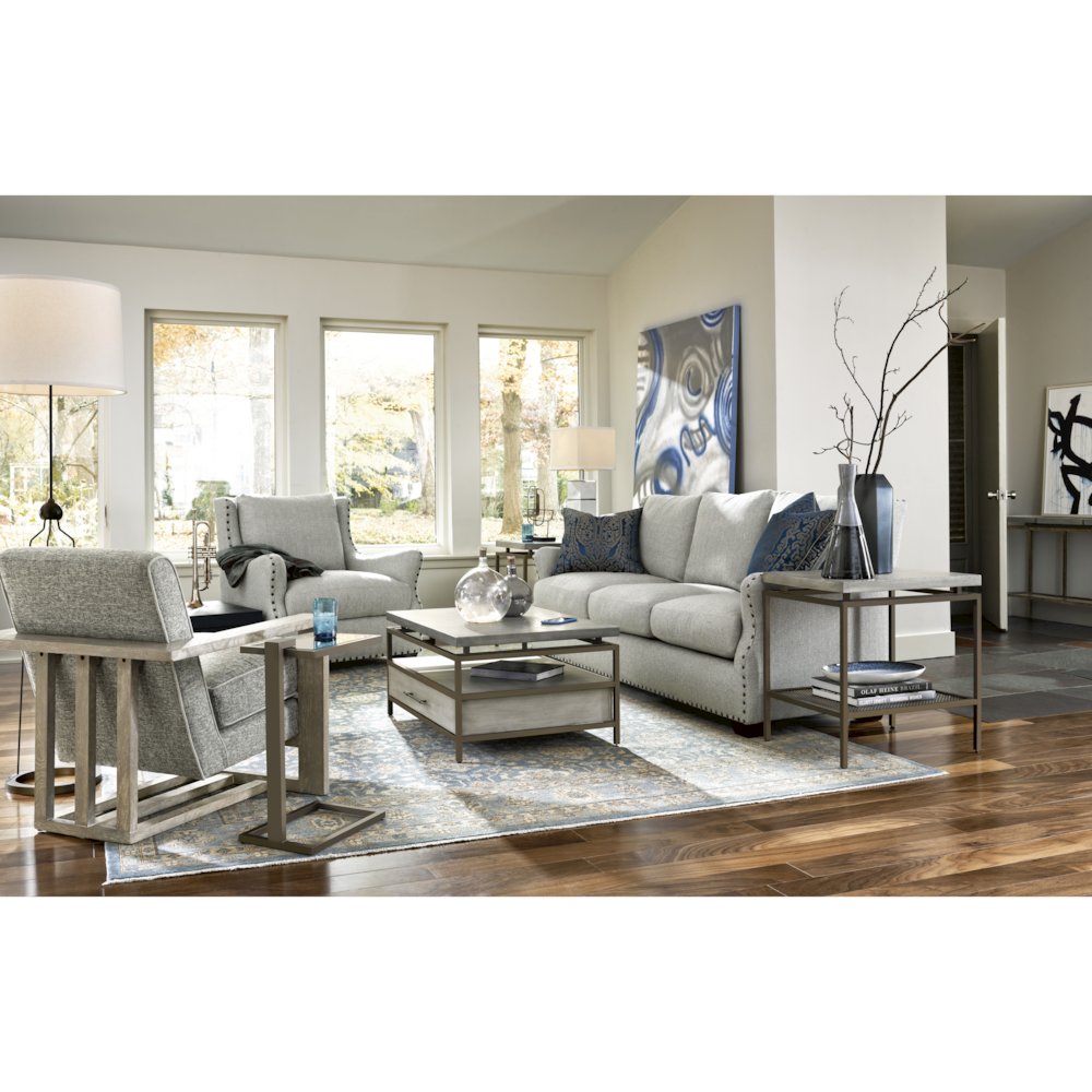 Garrison Chair Side Table In Stratus Color. Picture 2