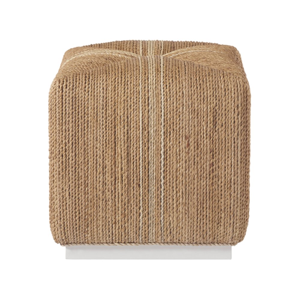 Abaca Cube Ottoman. Picture 1