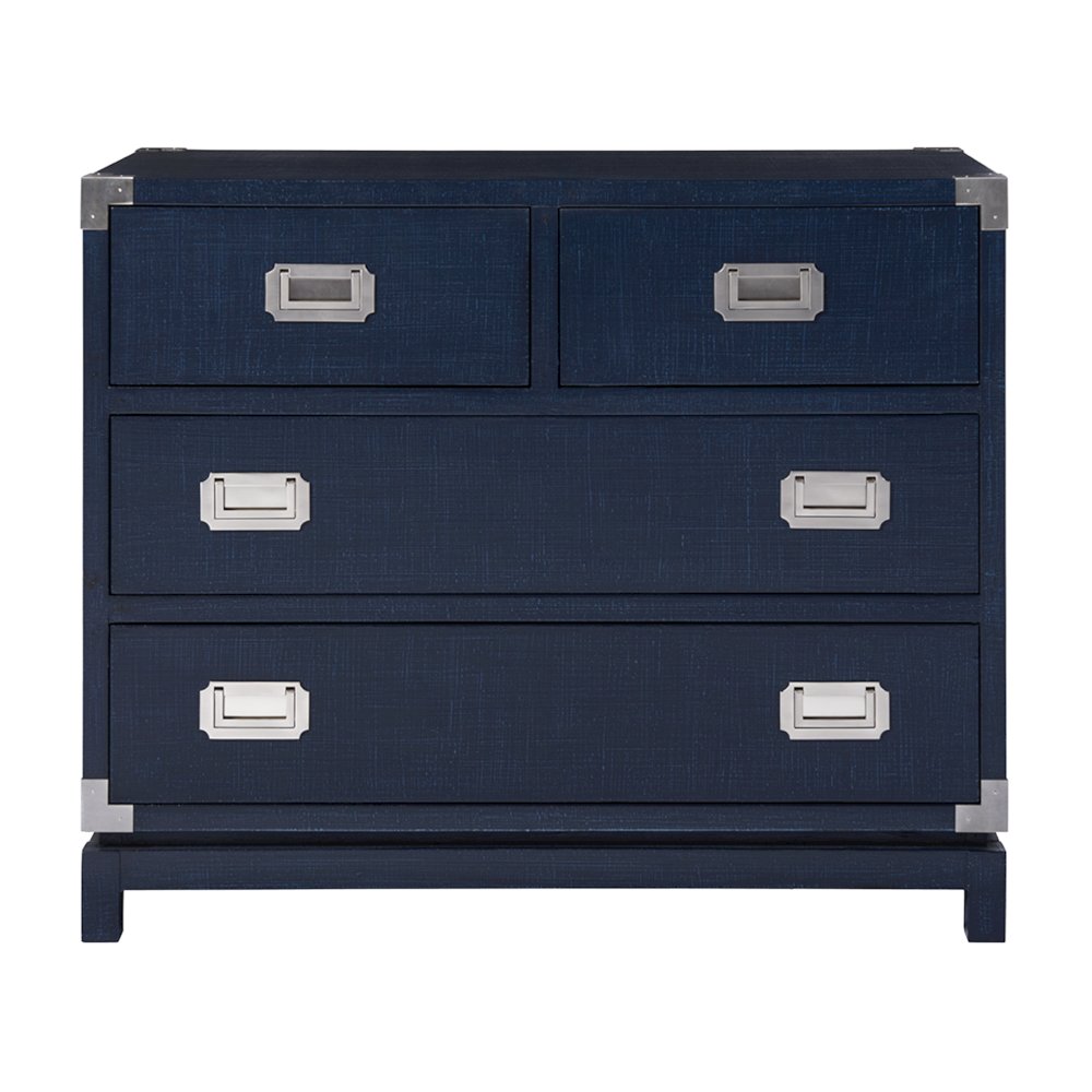 Coastal Campaign Chest In Marina Color. Picture 1