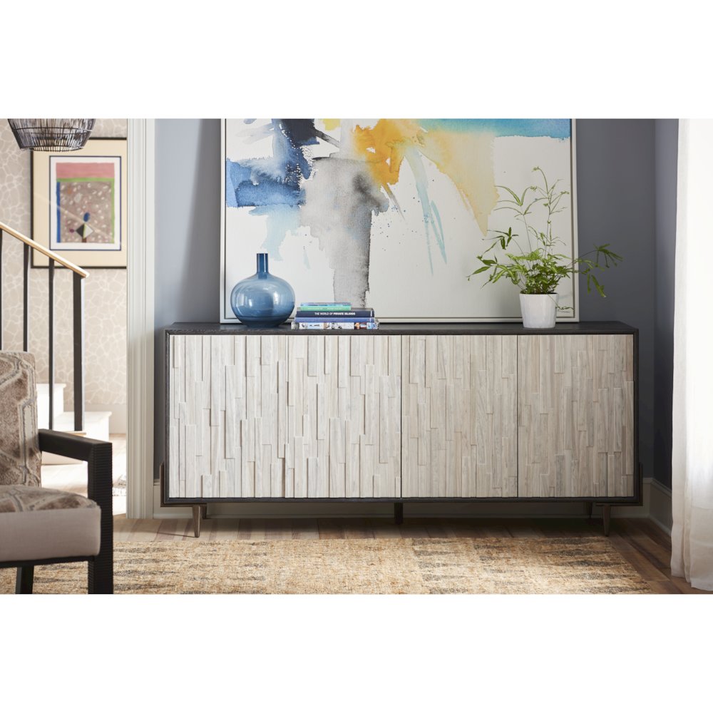 Olso Entertainment Console In Onyx Color. Picture 2