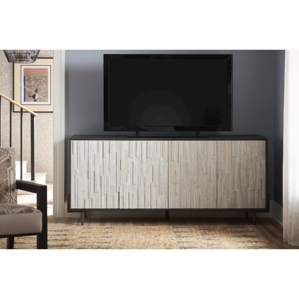Olso Entertainment Console In Onyx Color. Picture 3
