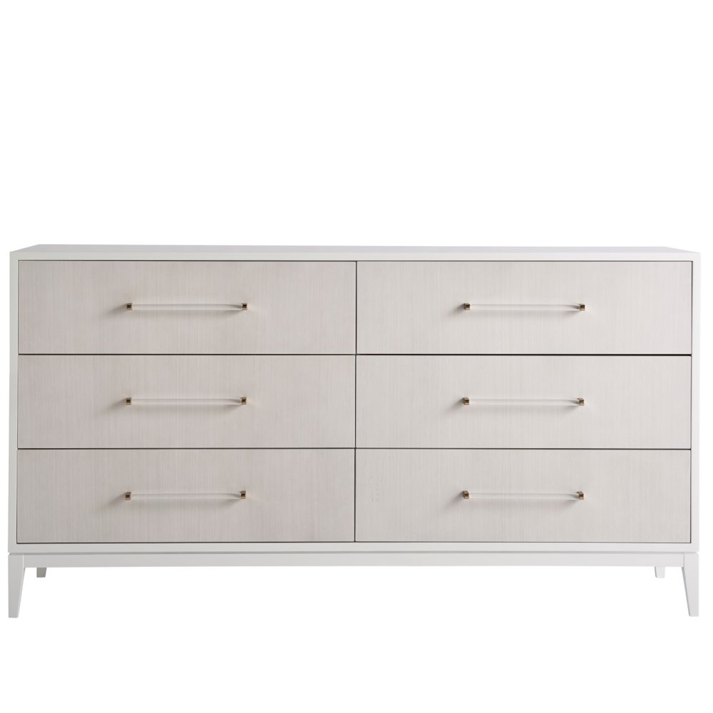 Brentwood Dresser In White Lacquer Color. Picture 1