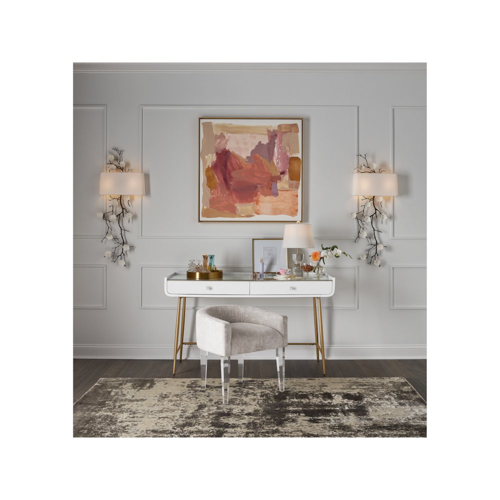 Love Joy Bliss Vanity Chair In Lucite Color. Picture 3