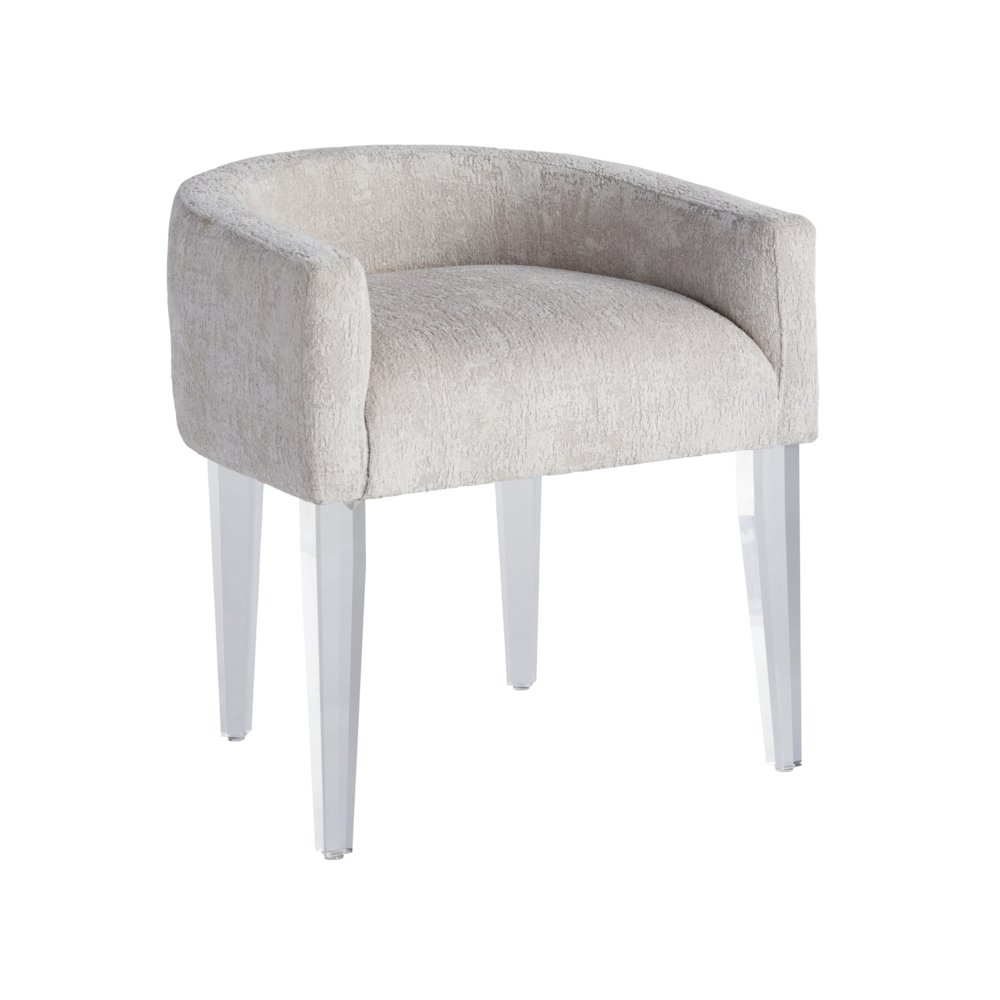 Love Joy Bliss Vanity Chair In Lucite Color. Picture 2
